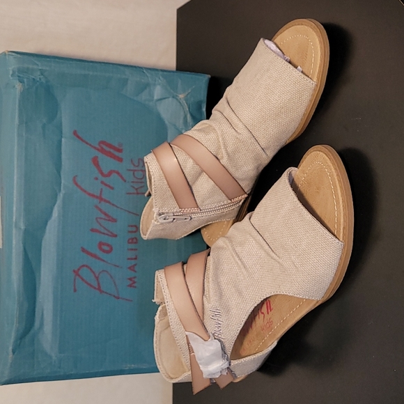 Blowfish Malibu Kids Balla Birch Rancher Canvas Sandals - Picture 3 of 12